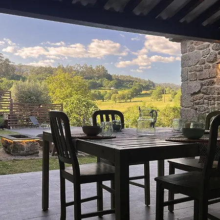 Cozy Galician Stone Farmhouse With Pool Santo Tomé Extérieur photo